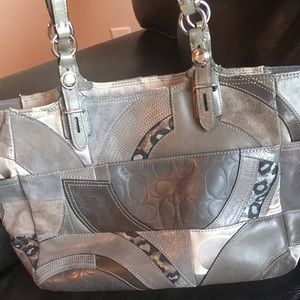 Coach Ocelot Patchwork tote handbag
